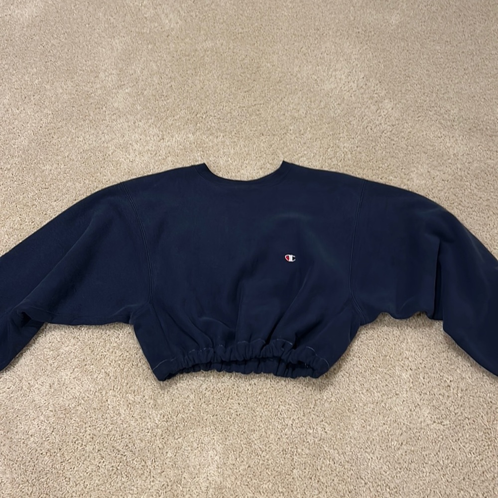 champion crop sweatshirt